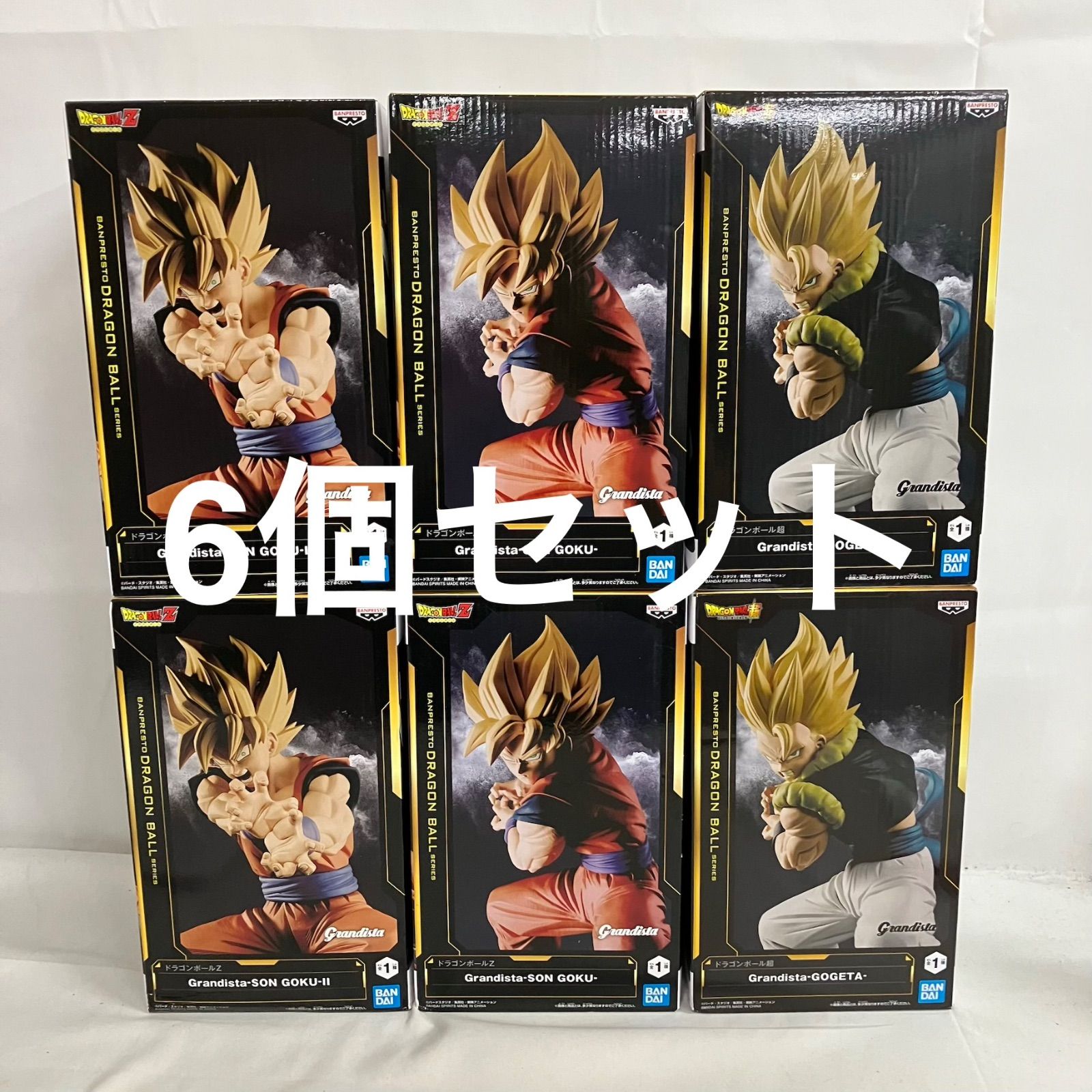未開封 ドラゴンボール Grandista 孫悟空 II ゴジータ フィギュア 6個 