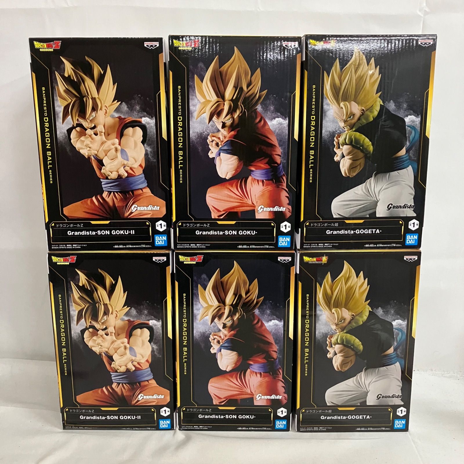 未開封 ドラゴンボール Grandista 孫悟空 II ゴジータ フィギュア 6個 