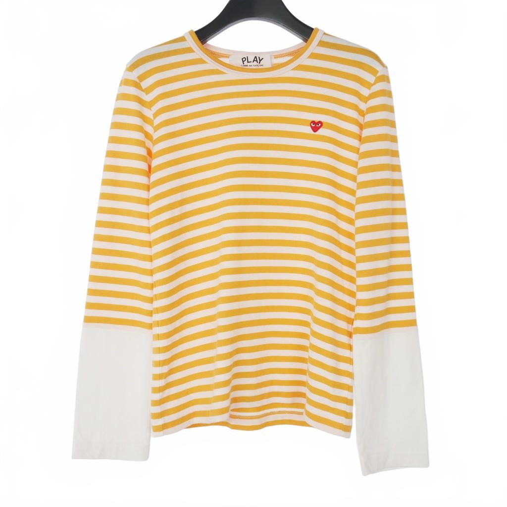 プレイコムデギャルソン PLAY COMME des GARCONS ハートワッペン ロンT