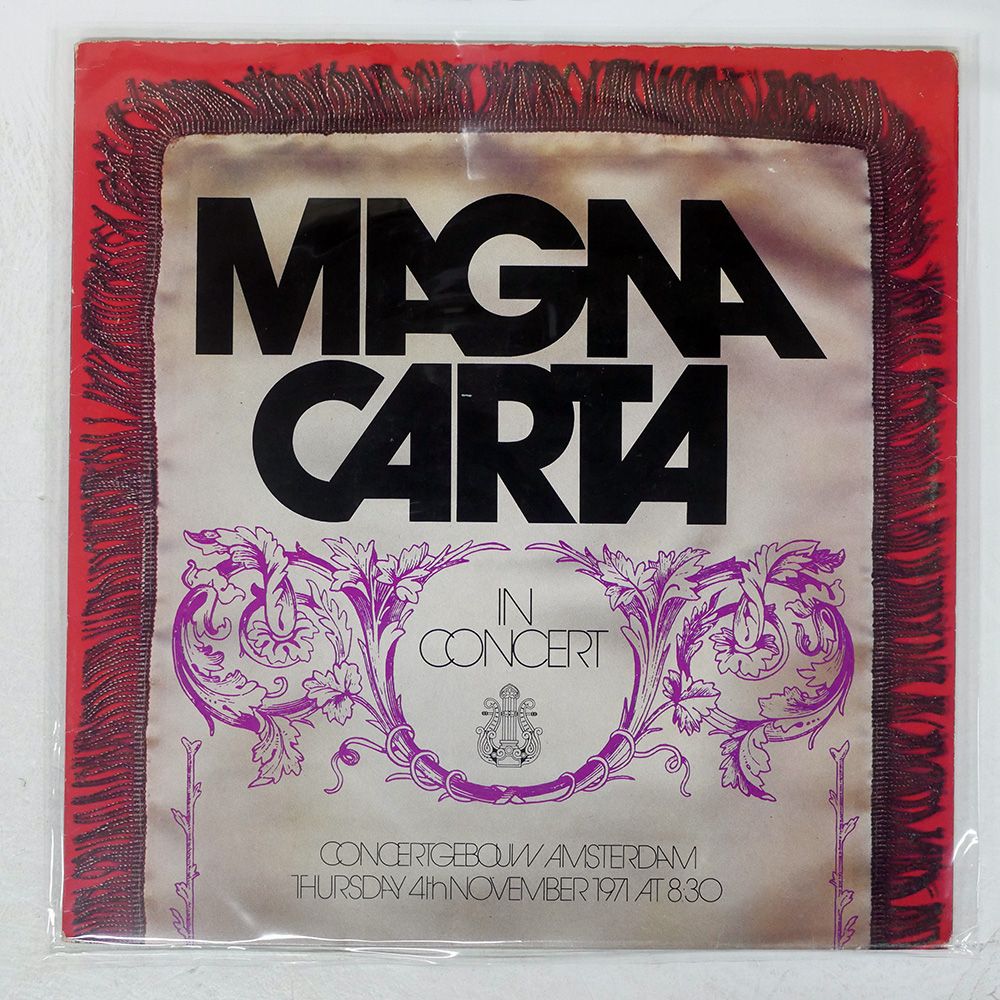 英 ORIGINAL UK盤 MAGNA CARTA/IN CONCERT/VERTIGO 6360068 LP