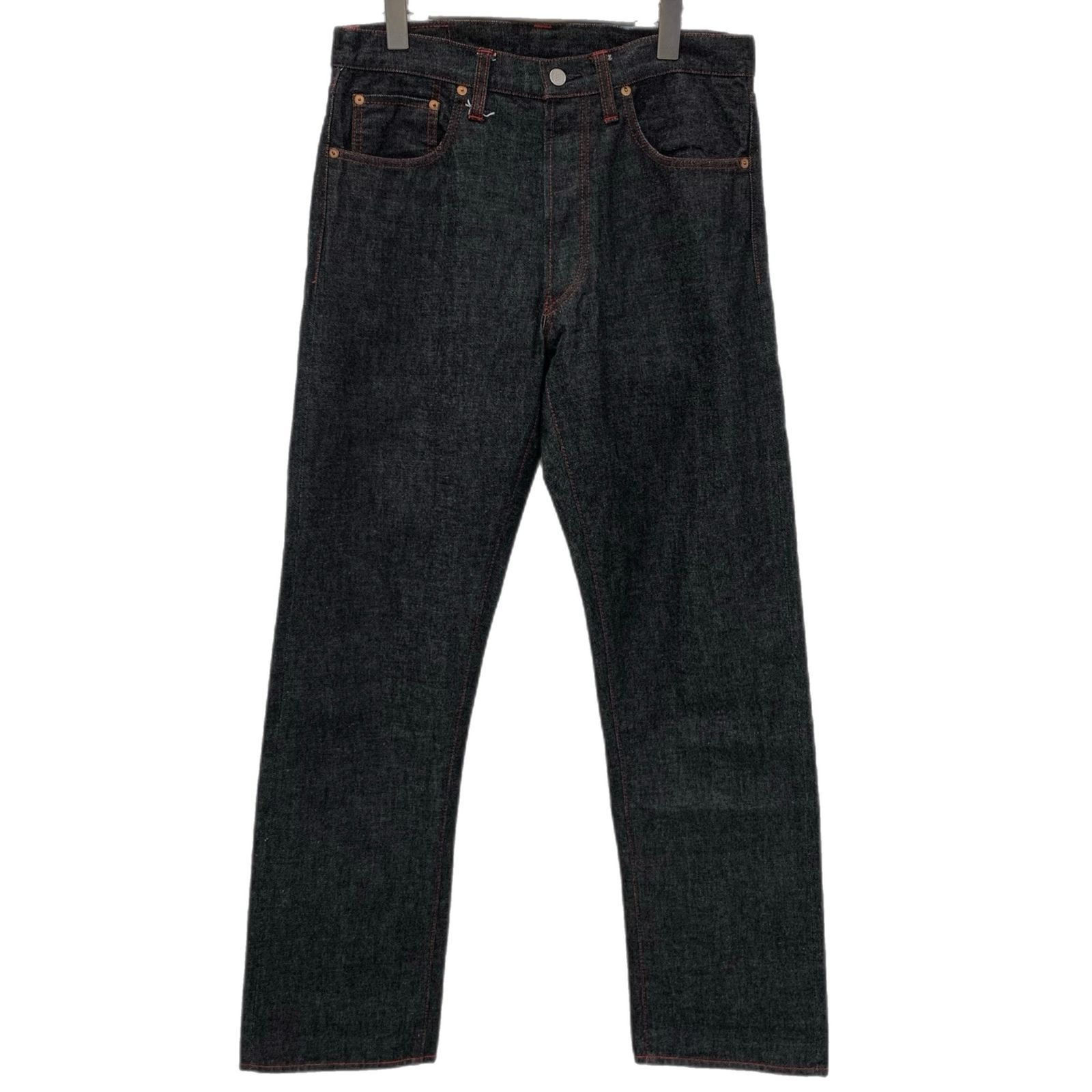 クッシュマン CUSHMAN ハング HANG コラボ 2023 013XX HANG DENIM PANTS デニム ブラック 32サイズ 201MB-1450