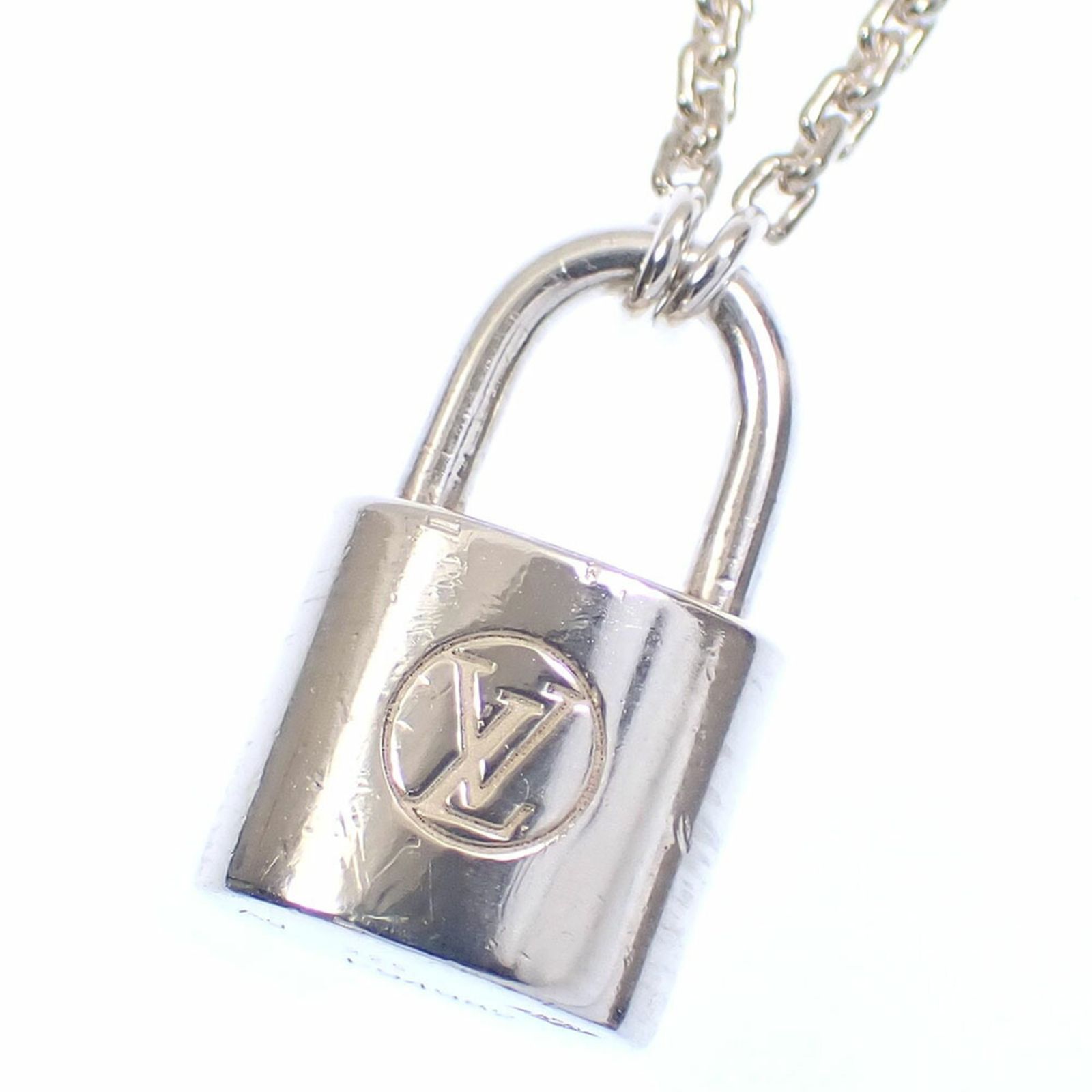 ルイ・ヴィトン(Louis Vuitton) ルイ・ヴィトン ネックレス ペンダント シルバー・ロックイット レディース SV925 8.3g シルバー カデナ 南京錠 Q93559