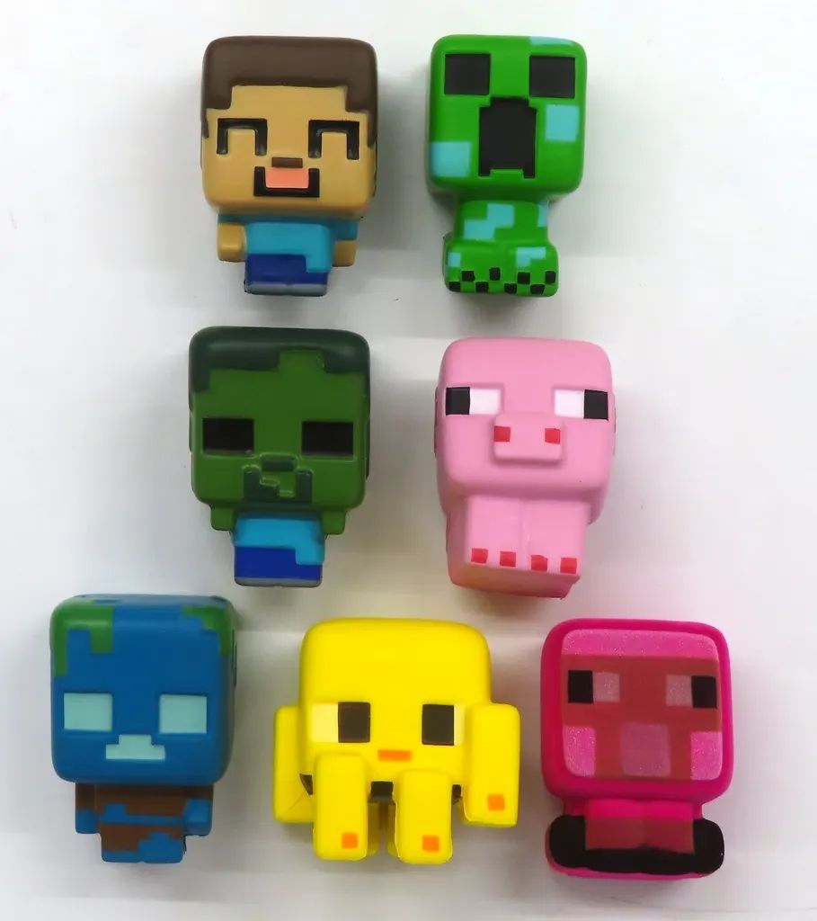 【中古】スクイーズ 全8種セット 「MINECRAFT -マインクラフト- スクィーズコレクションシリーズ6」
