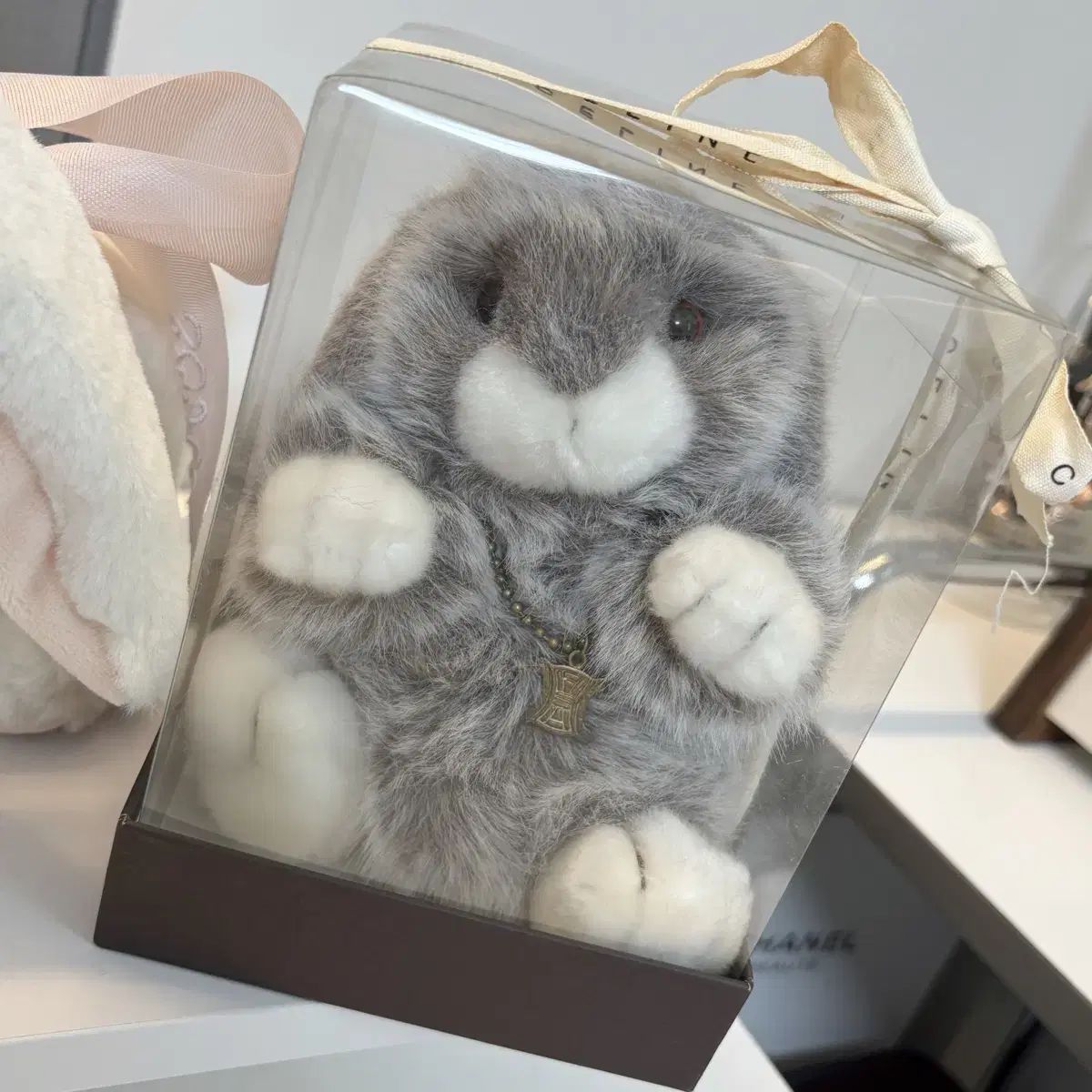 正規品 セリーヌ 正規品 ヴィンテージ うさぎ ぬいぐるみ
