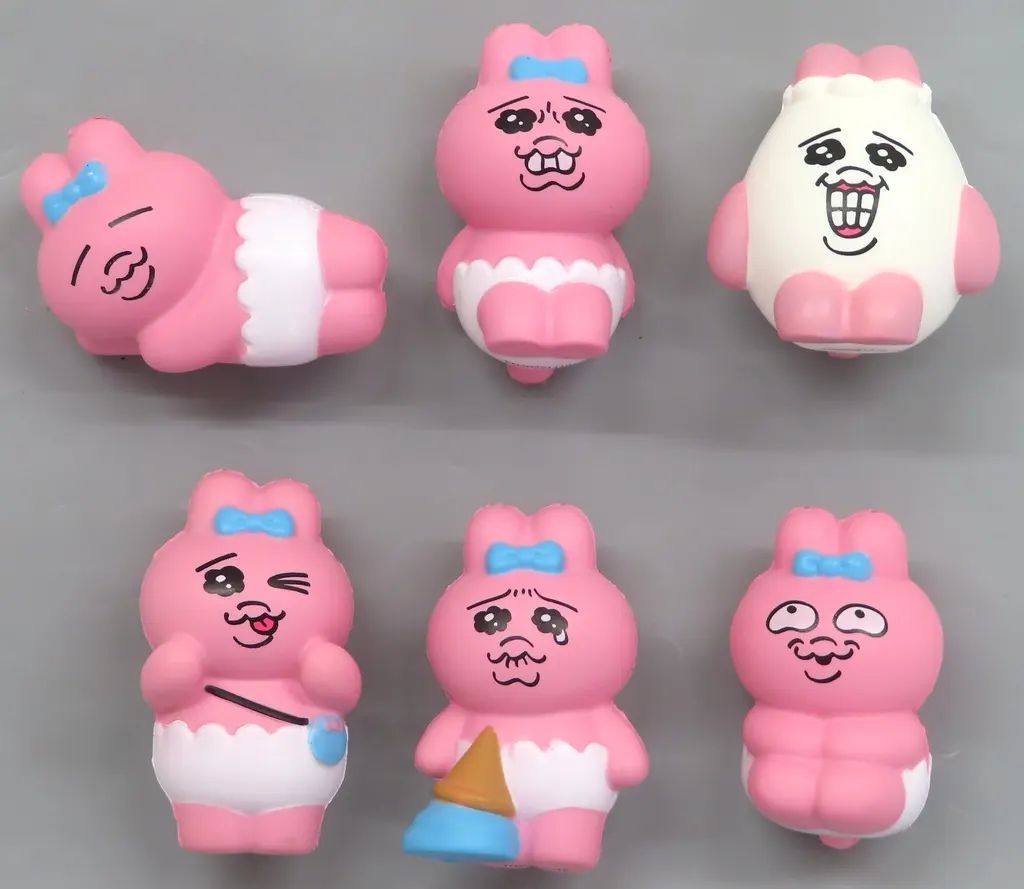 【中古】スクイーズ ノーマル全6種セット 「おぱんちゅうさぎ スクイーズ」