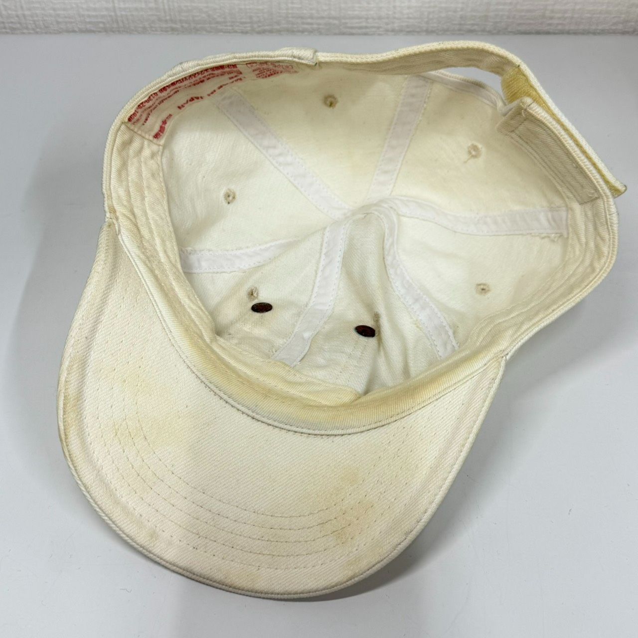 EVISU 道楽 白カモメ メッシュキャップ エヴィス エビス WB282 EVISU エビス エヴィス YAMANE カモメ ホワイトデニム キャップ