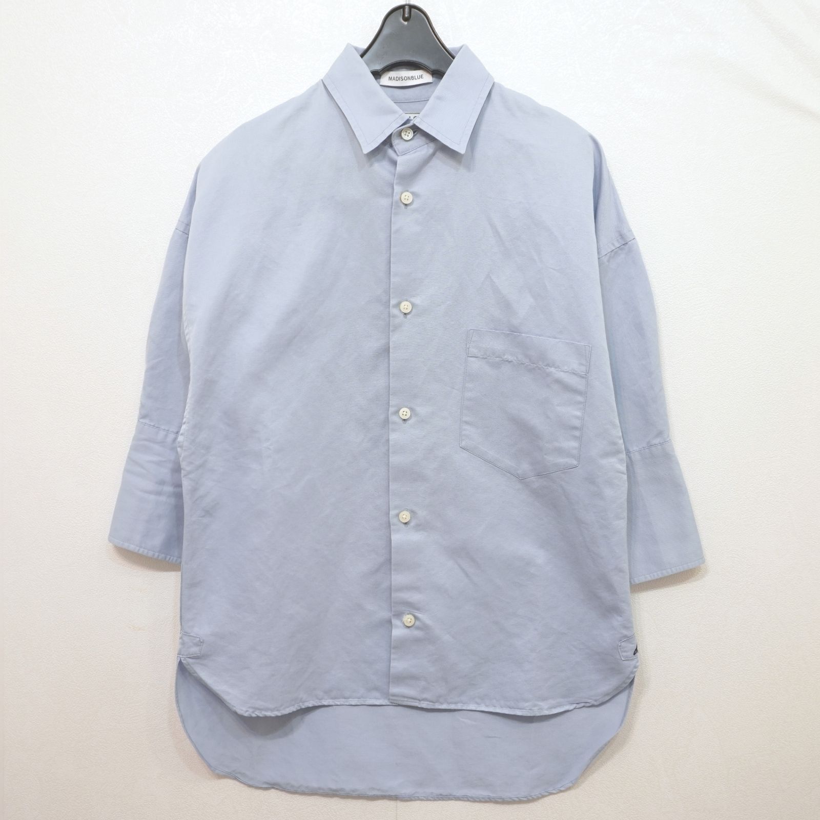 MADISON BLUE 00(XS) コットンリネンシャツ 日本製 MB174-5001