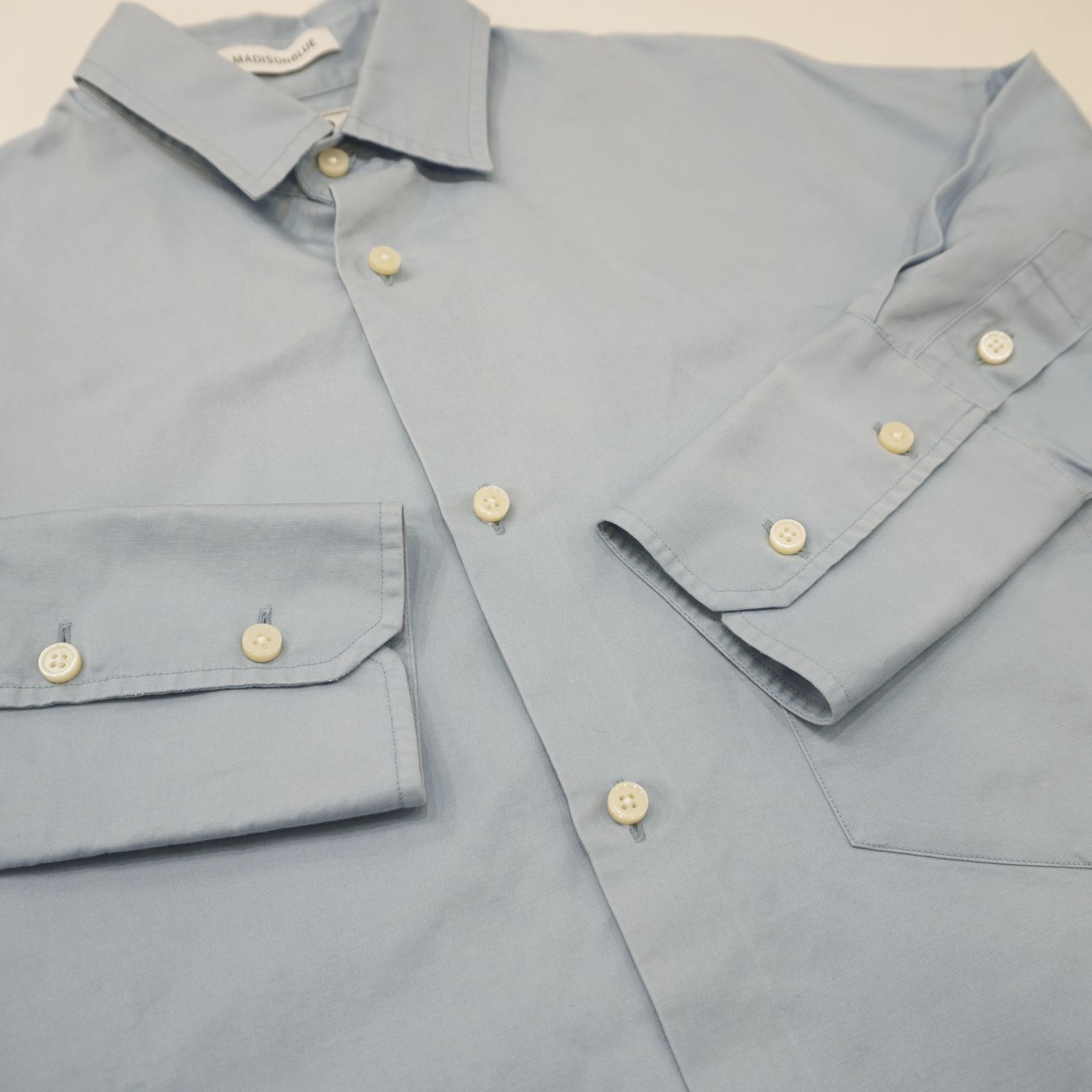 MADISON BLUE 00(XS) コットンリネンシャツ 日本製 MB174-5001