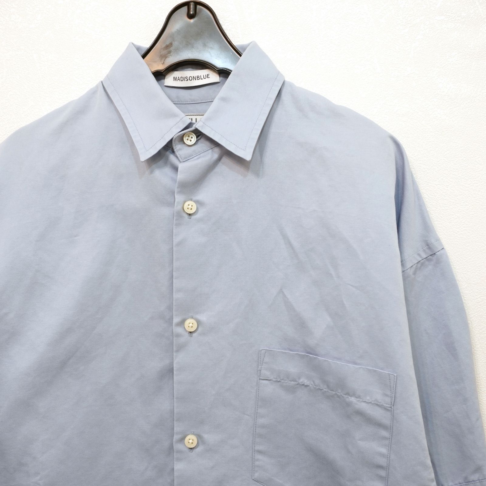 MADISON BLUE 00(XS) コットンリネンシャツ 日本製 MB174-5001