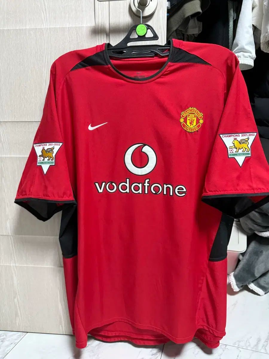 海外2XL NIKE 02-04 マンチェスター・ユナイテッド HOME バンニステルイ