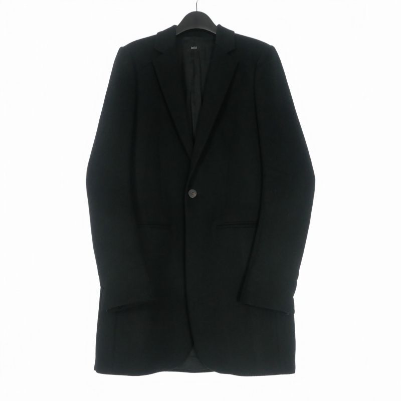 タマンヤー thamanyah Lana Cotta Single Breasted Belted Wool-Blend Jacket 1B テーラードジャケット ブレザー 長袖 44 ブラック 黒 8H14AWJ002