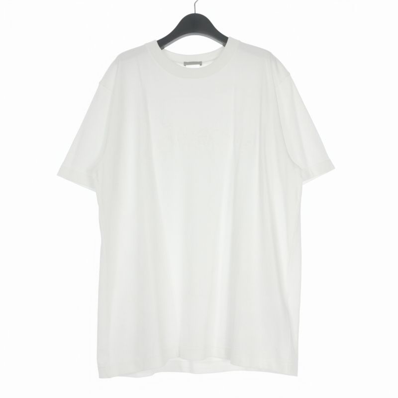 ディオール Dior × ルイスハミルトン Lewis Hamilton クルーネックTシャツ カットソー 半袖 XL ホワイト 白 593J696V0554 国内正規 47,460円