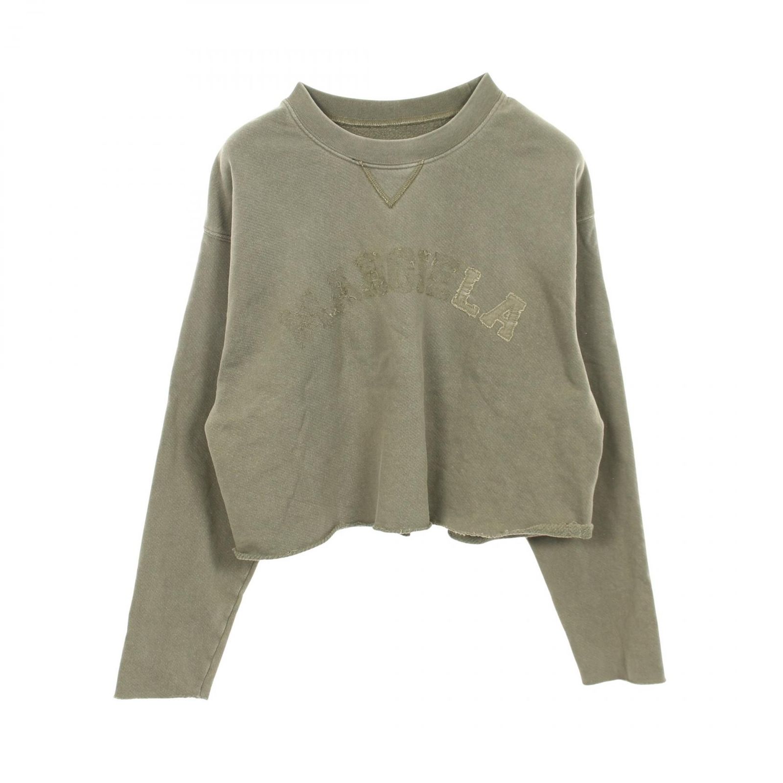 Maison Margiela 1 10 メゾンマルジェラ1 10 ヴィンテージ加工 カットオフ クロップド スウェット
