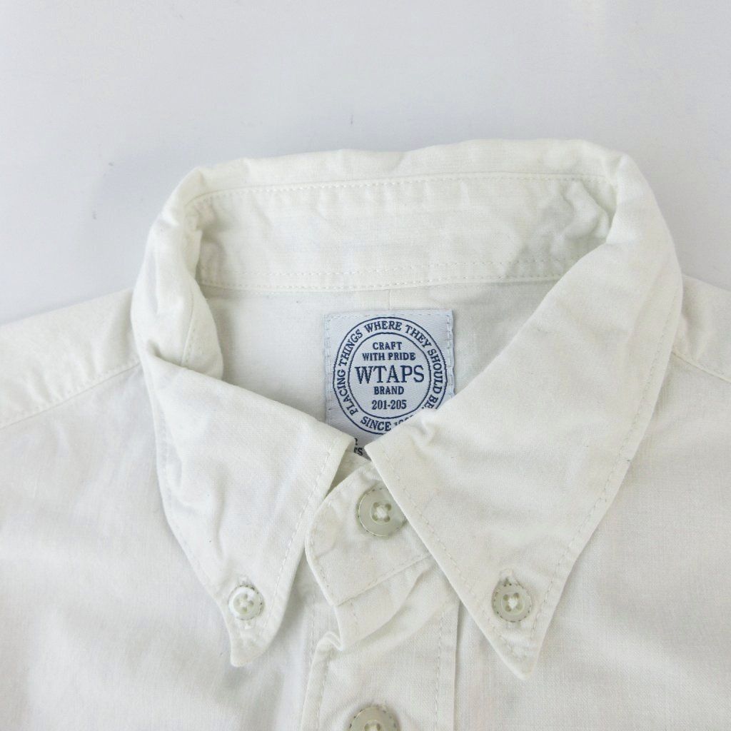 ダブルタップス WTAPS CHAMBRAY L/S シャンブレーシャツ BD ボタン