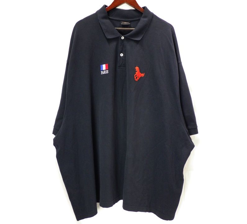 バレンシアガ BALENCIAGA 【 Paris Horse Polo Shirt 791001 TQVM6