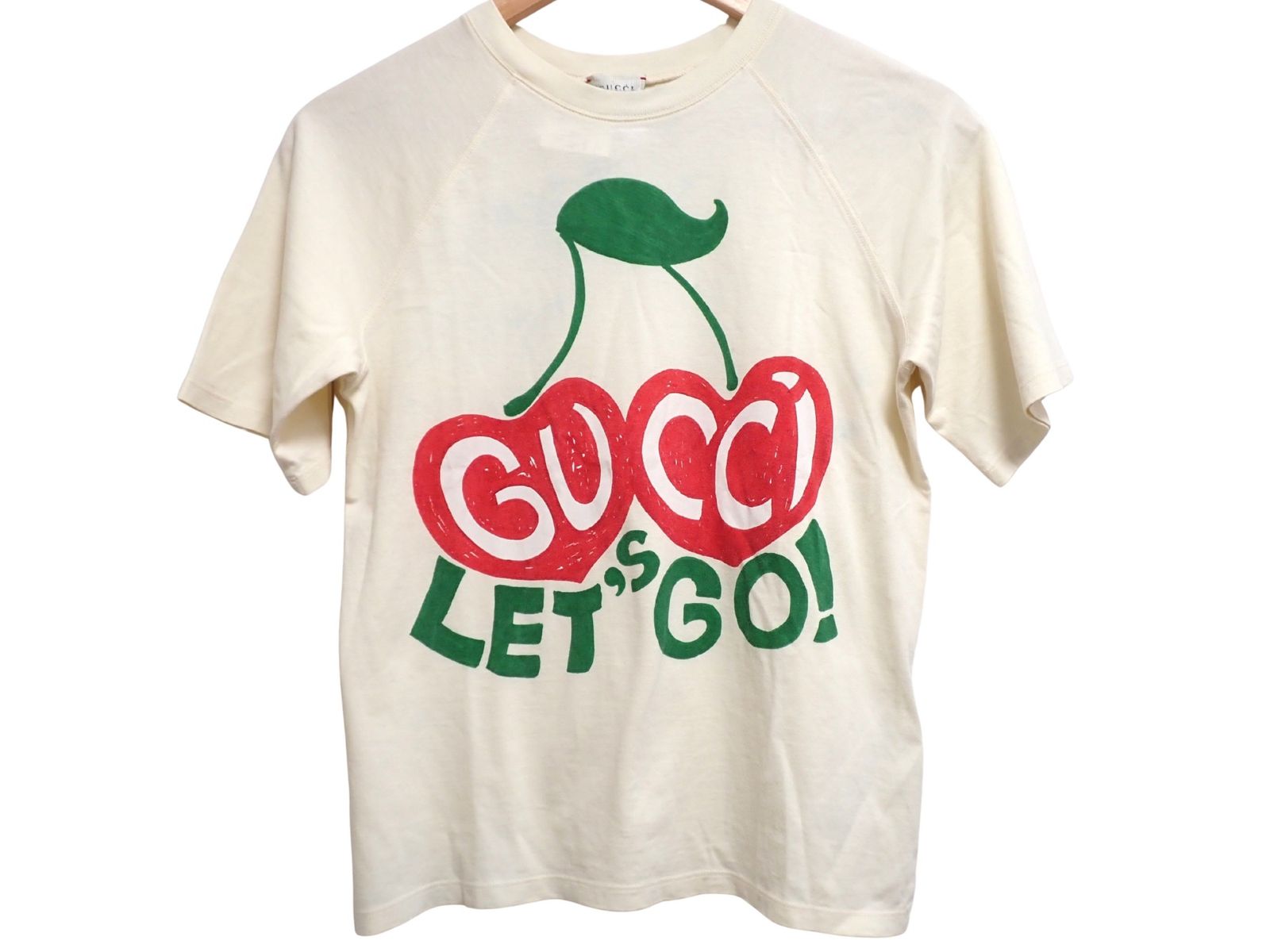 美品 GUCCI グッチ チェリー サクランボ LET'S GO! カットソー Tシャツ