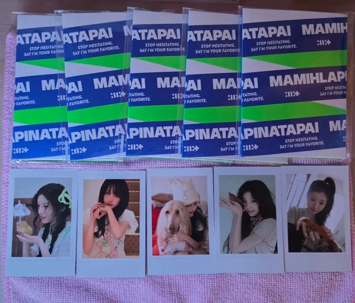 ILLIT MAMIHLAPINATAPAI WEVERSE アルバム 5枚 + Apple Music トレカ