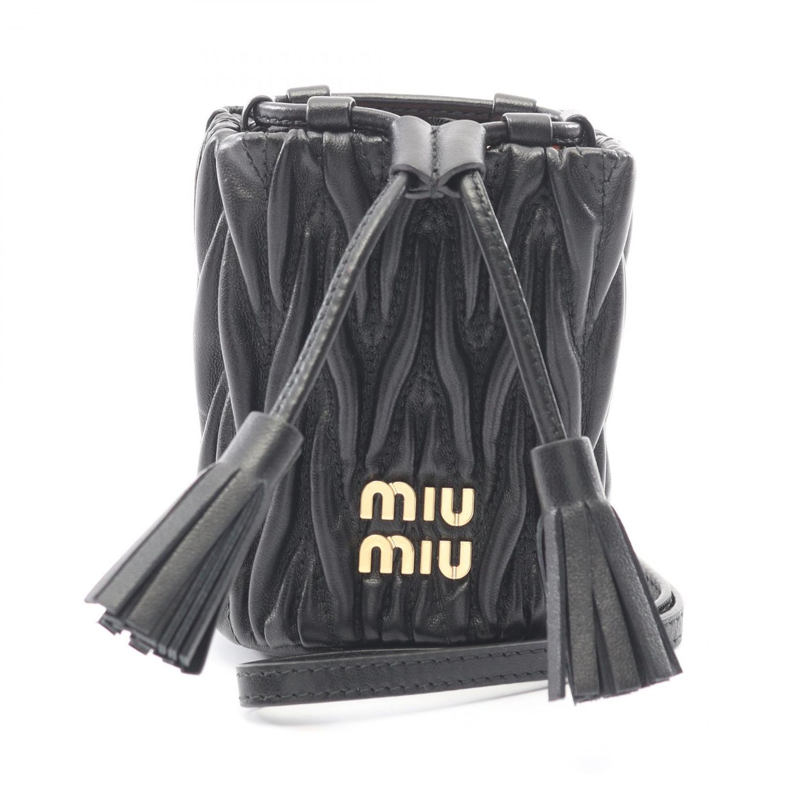 Miu Miu ミュウ ミュウ マテラッセ マイクロバッグ ショルダーバッグ 