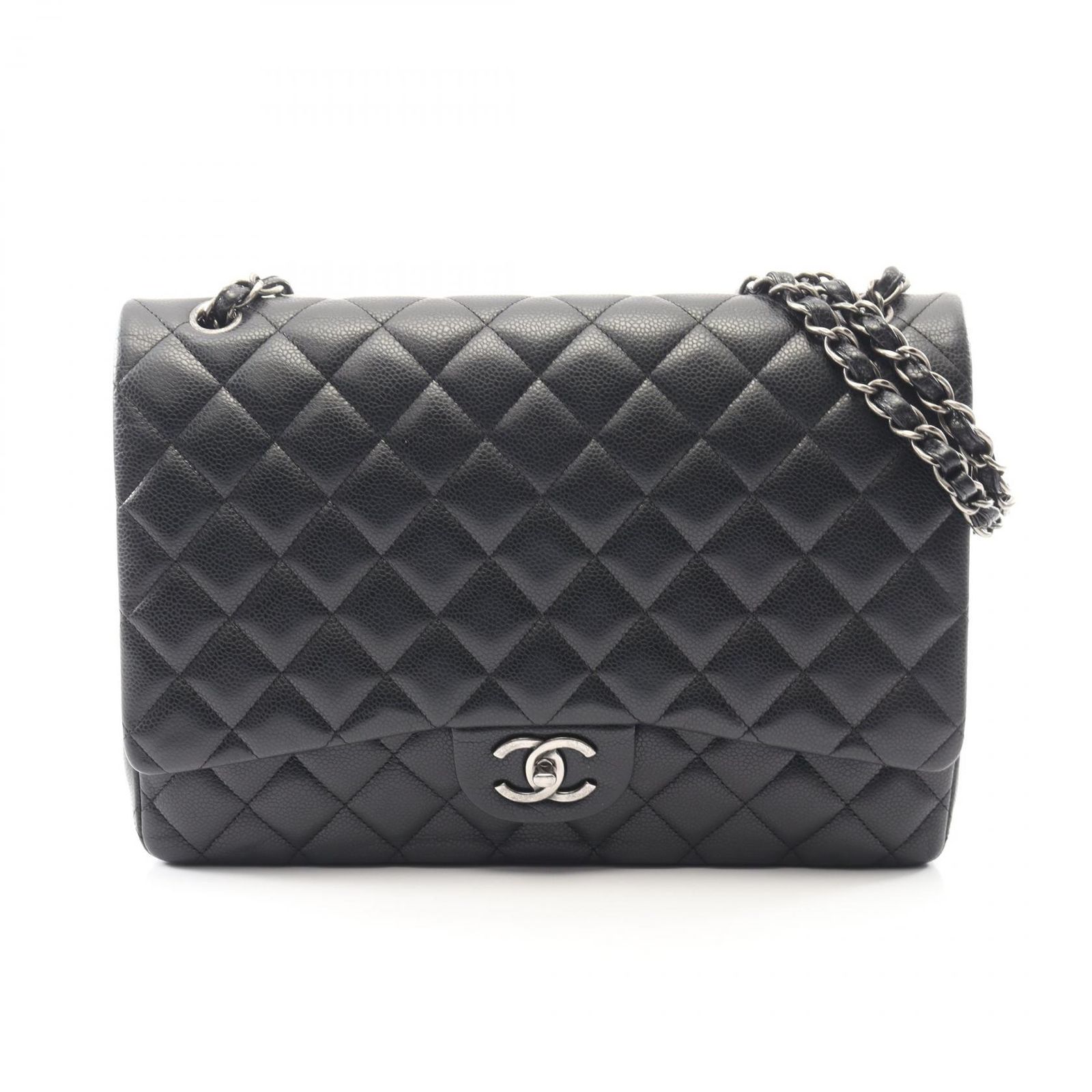 CHANEL シャネル デカマトラッセ34 Wフラップ ショルダーバッグ 400,860円