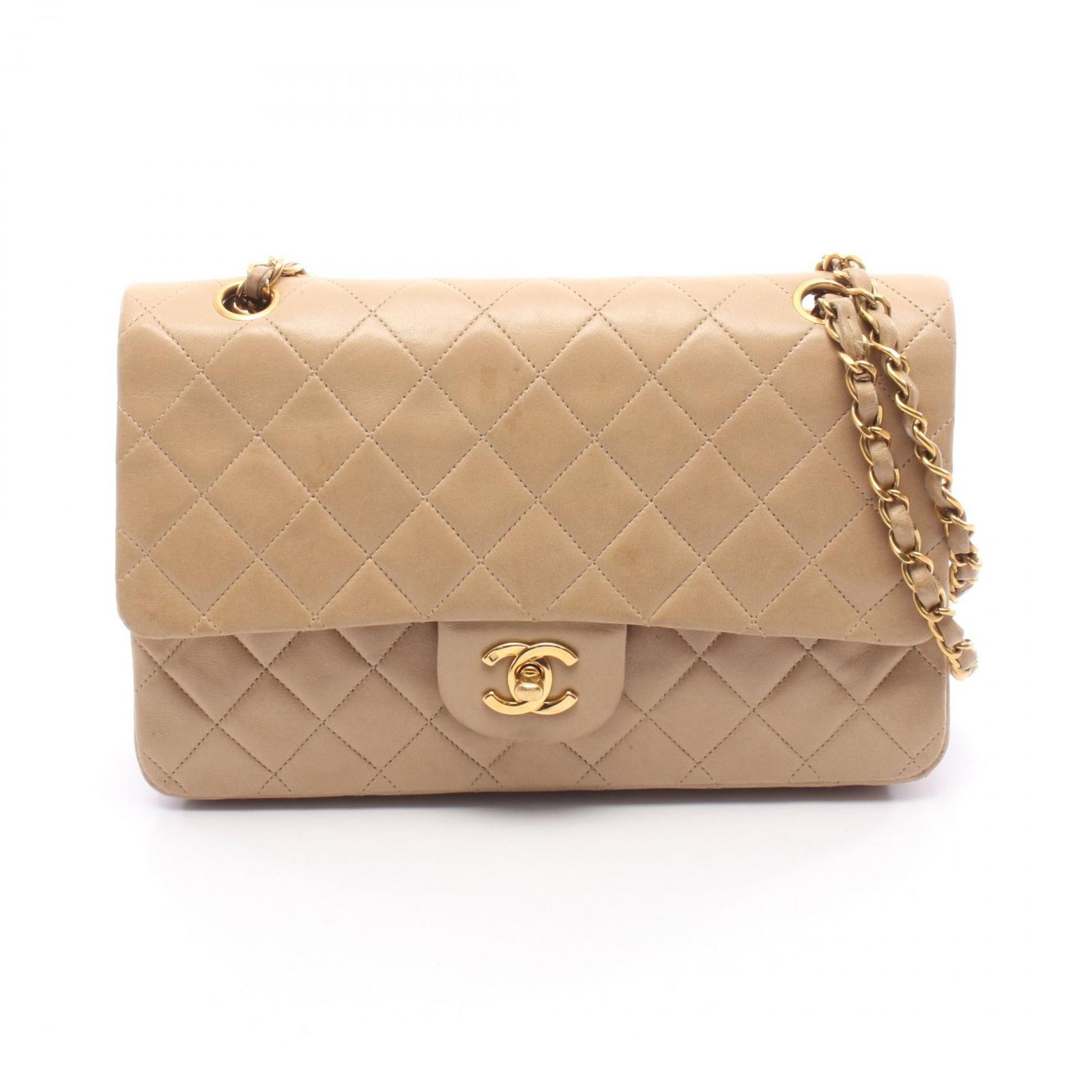 CHANEL シャネル マトラッセ Wフラップ ショルダーバッグ
