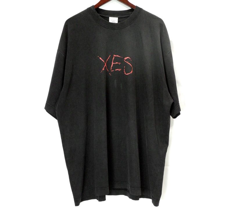 ヴェトモン VETEMENT 【 UE64TR220B 】 XES プリント 半袖 Tシャツ　n11141