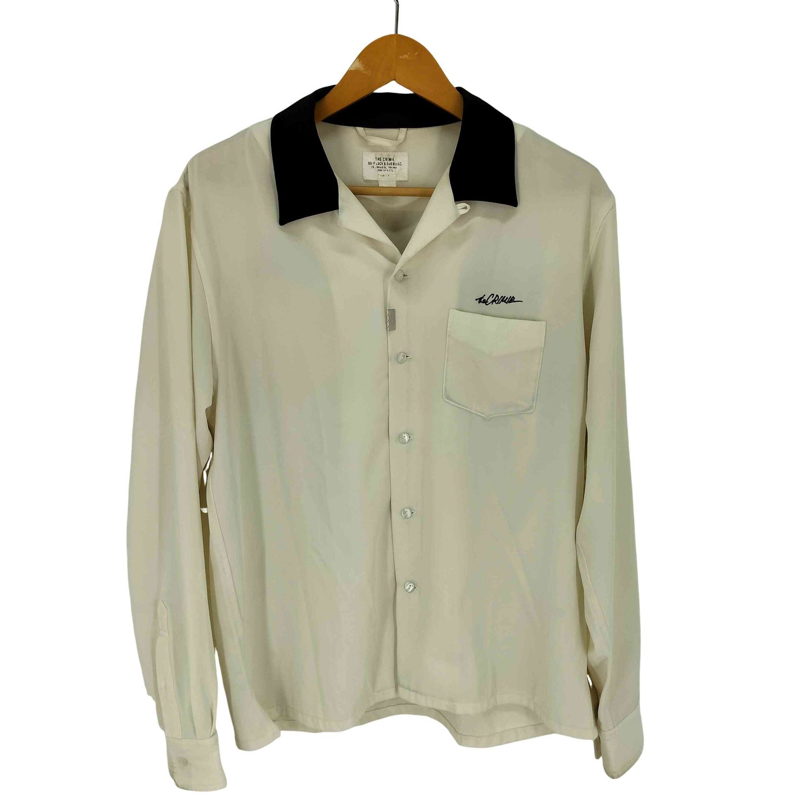 クライミー THE CRIMIE EASY CARE EMBROIDERY OPEN COLLAR SHIRT メンズ 表記無