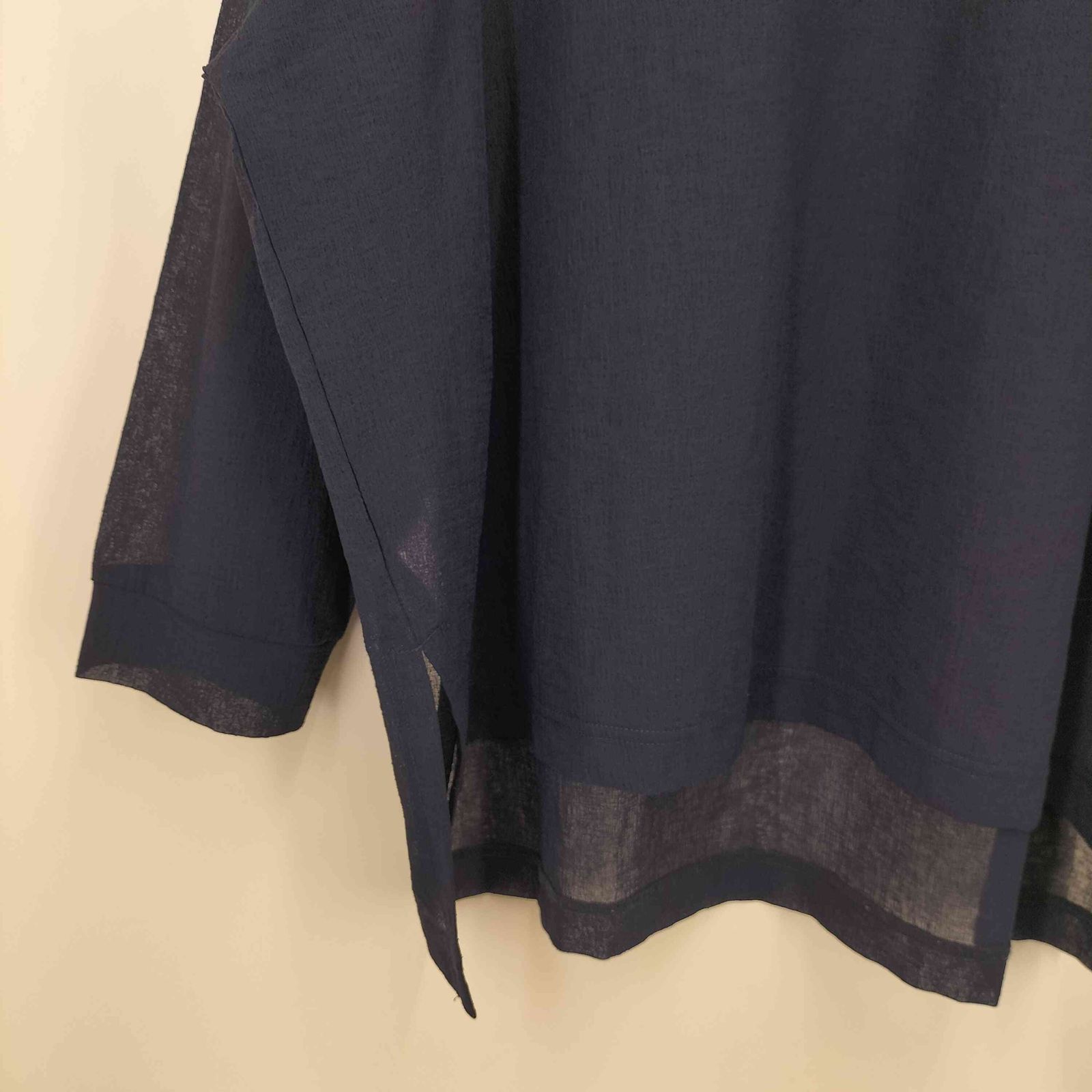 ミズイロインド mizuiro ind 26SS ワッシャーボイルド ワイド プルオーバー レディース FREE ミズイロインド mizuiro ind 26SS ワッシャーボイルド ワイド プルオーバー レディース FREE