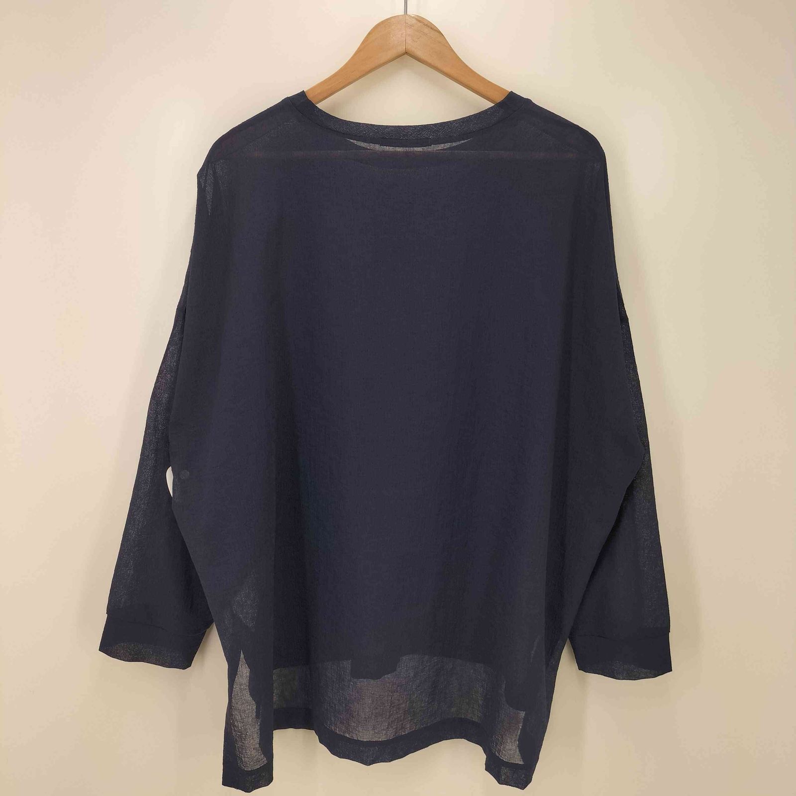 ミズイロインド mizuiro ind 26SS ワッシャーボイルド ワイド プルオーバー レディース FREE ミズイロインド mizuiro ind 26SS ワッシャーボイルド ワイド プルオーバー レディース FREE
