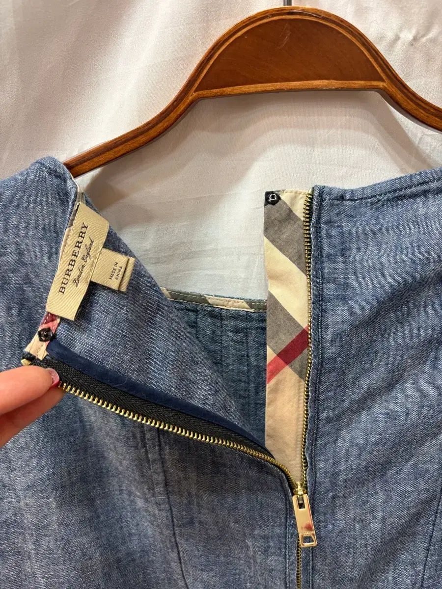 バーバリー チェック パータン ワンピース 66 サイズ (正規品)