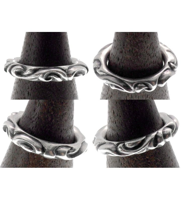クロムハーツ CHROME HEARTS 【 SCRL BAND 】 スクロールバンド シルバー リング n11142 クロムハーツ CHROME HEARTS 【 SCRL BAND 】 スクロールバンド シルバー リング n11142