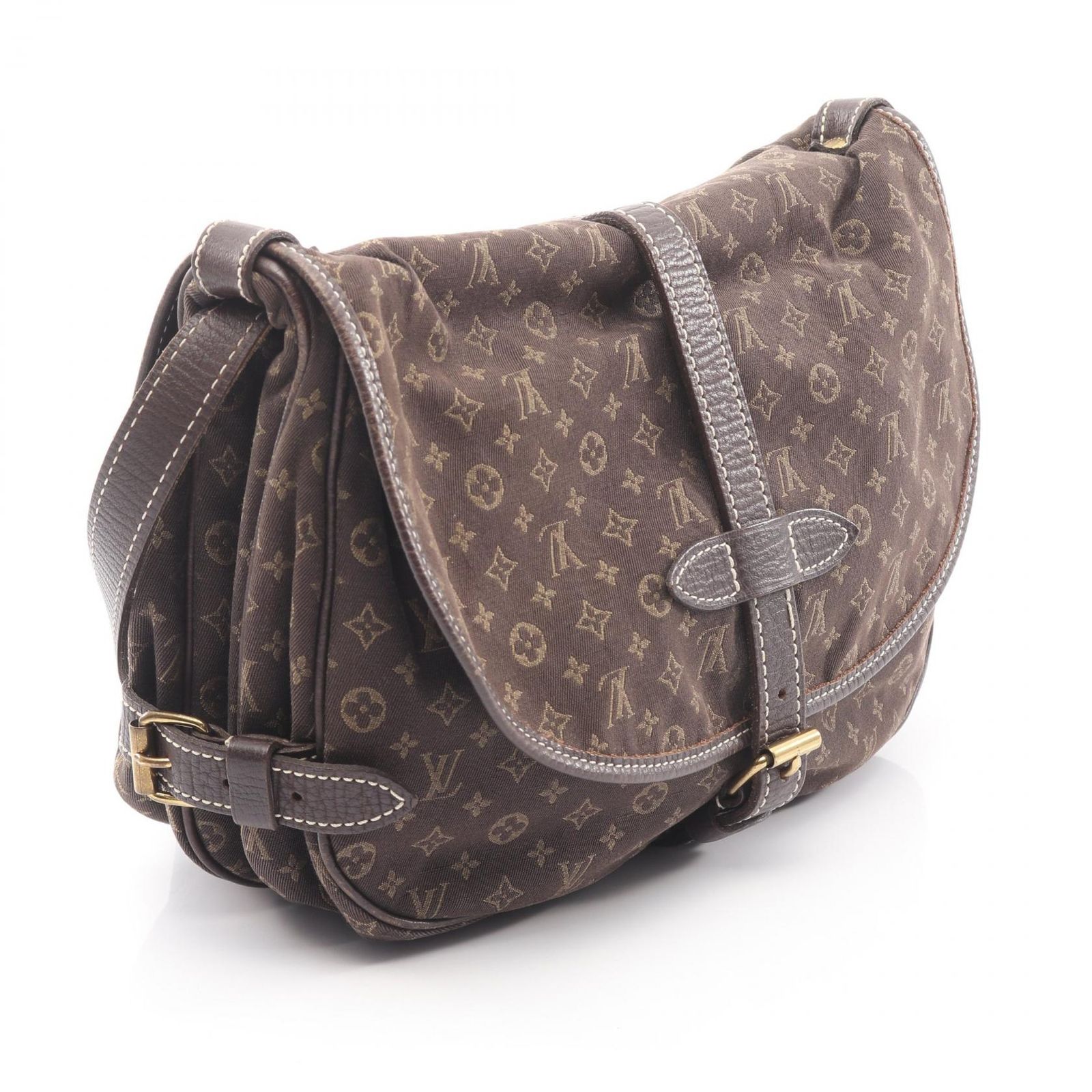 LOUIS VUITTON ルイ・ヴィトン ソミュール モノグラムミニラン エベヌ