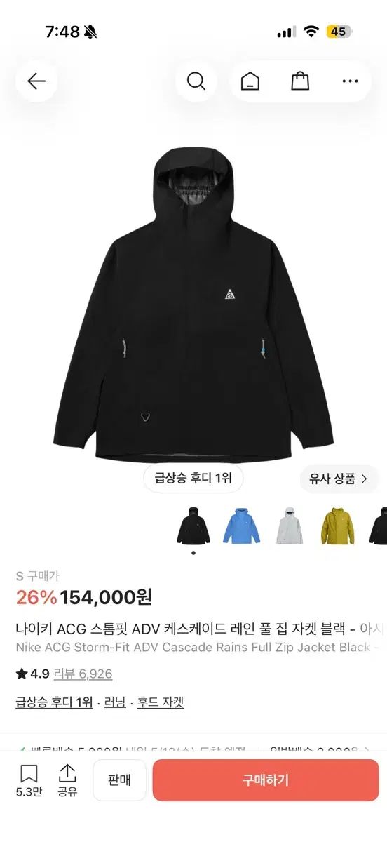 ACG ストームフィット ケスカード Sサイズ（新品）