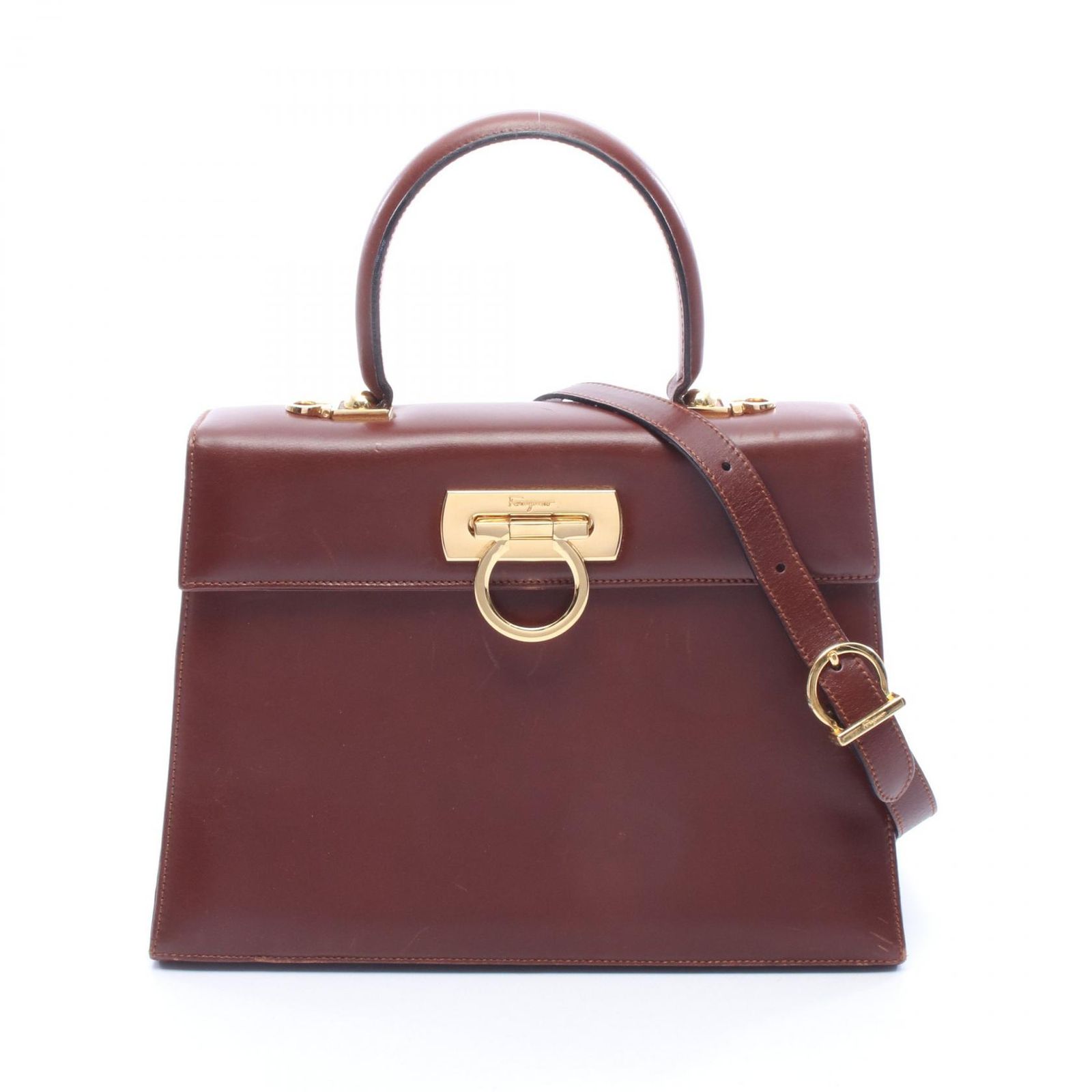 Salvatore Ferragamo サルヴァトーレフェラガモ ガンチーニ 2WAY ハンドバッグ