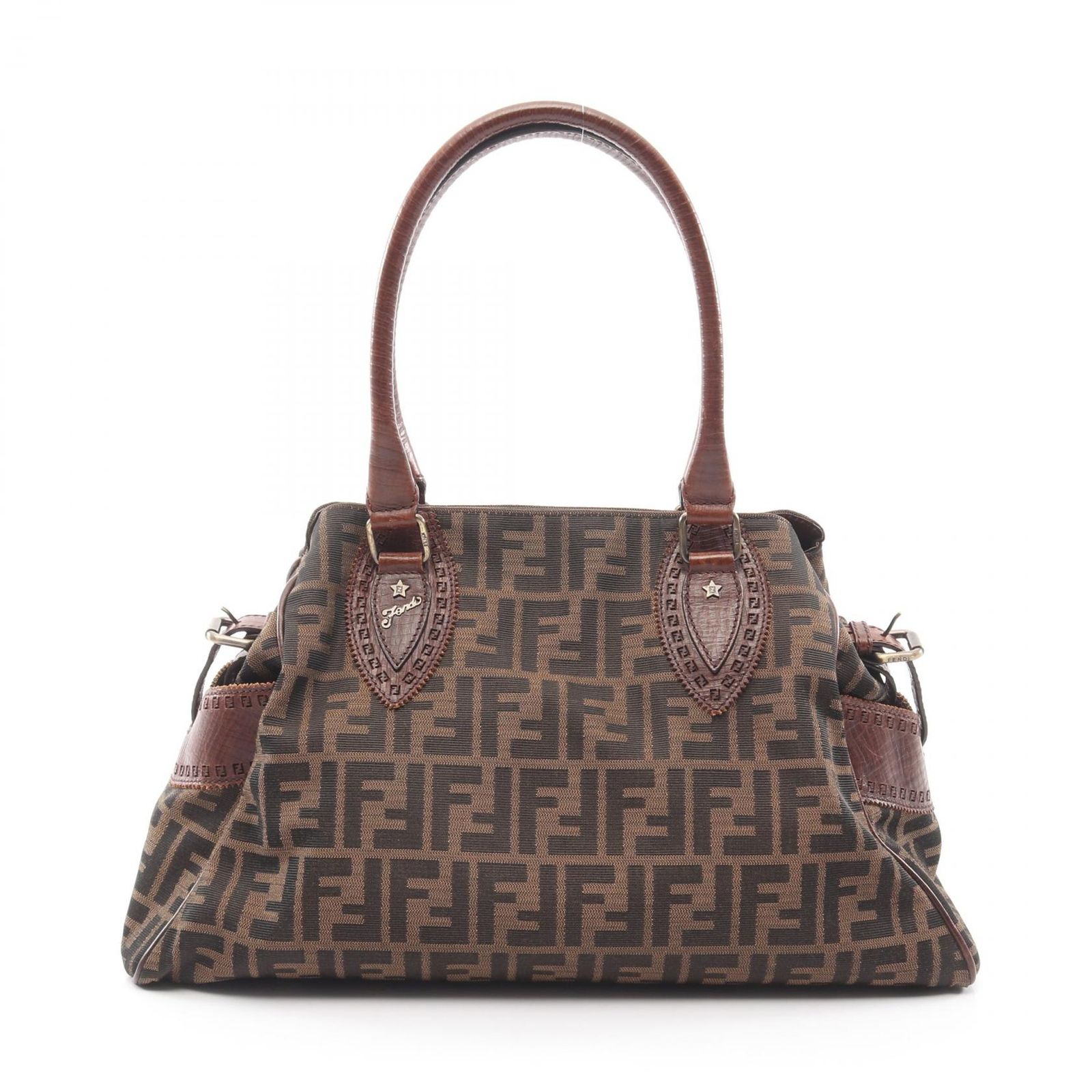 FENDI フェンディ エトニコ ズッカ トートバッグ