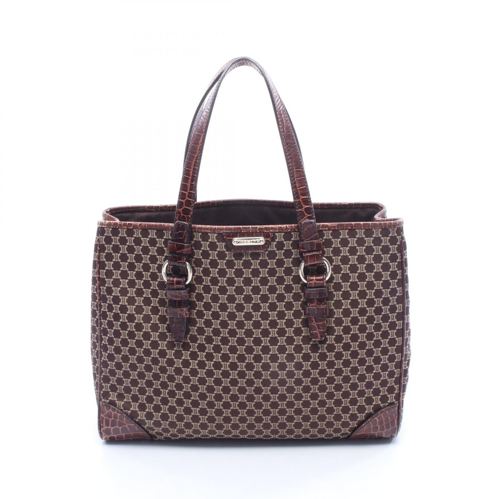 CELINE セリーヌ マカダム クロコ型押し トートバッグ 36,920円