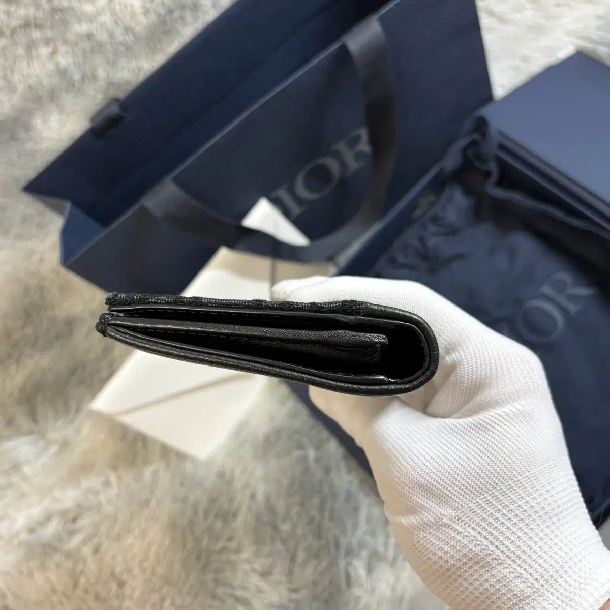 Dior ディオール オブリーク 新 サドル バーティカル ロングウォレット ブラック フルセット Dior ディオール オブリーク 新 サドル バーティカル ロングウォレット ブラック フルセット