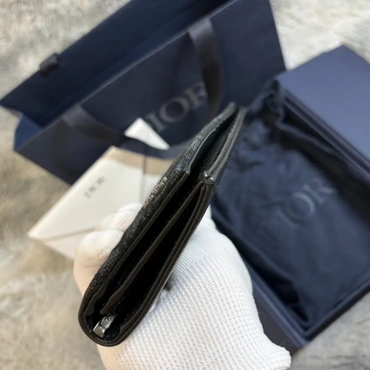 Dior ディオール オブリーク 新 サドル バーティカル ロングウォレット ブラック フルセット Dior ディオール オブリーク 新 サドル バーティカル ロングウォレット ブラック フルセット