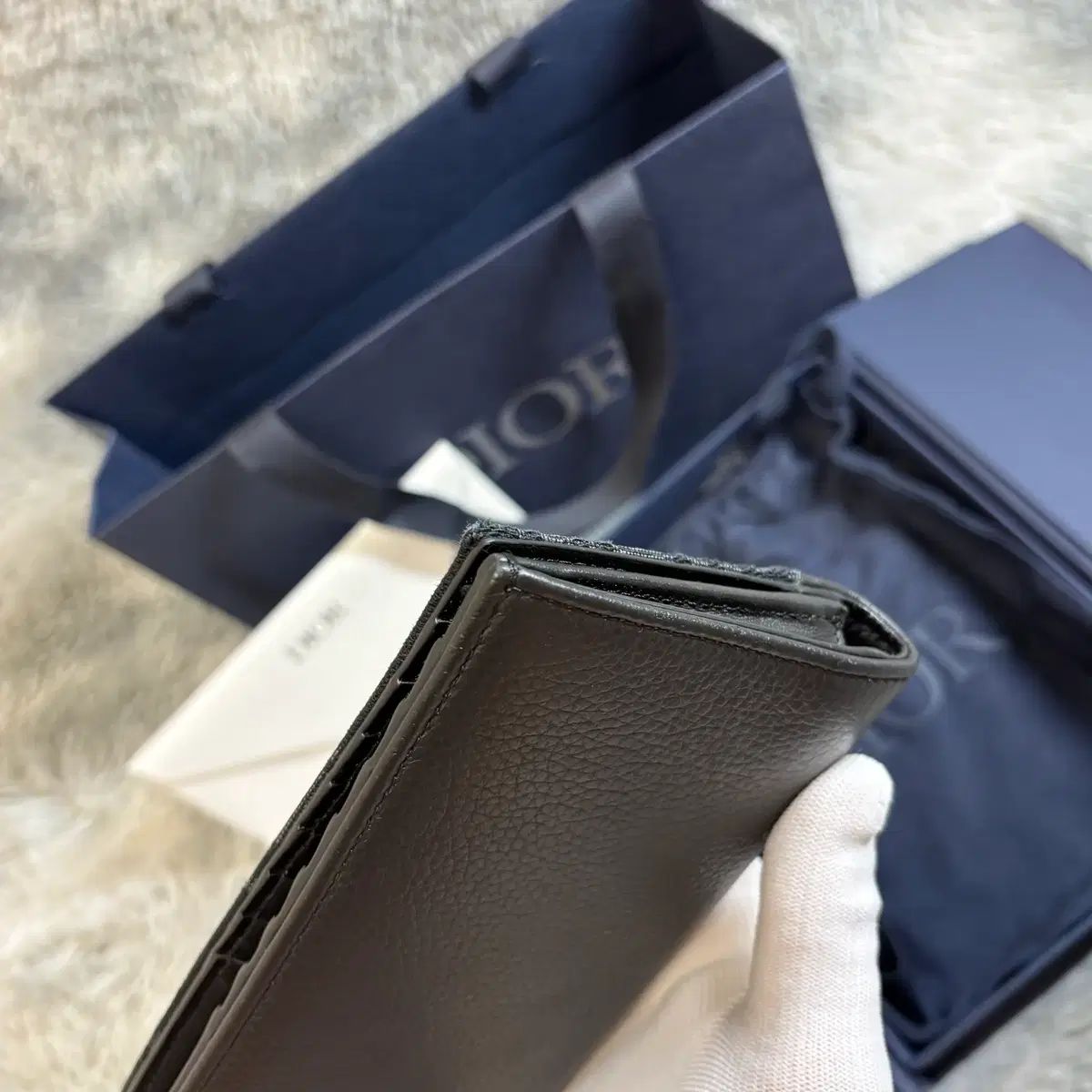 Dior ディオール オブリーク 新 サドル バーティカル ロングウォレット ブラック フルセット Dior ディオール オブリーク 新 サドル バーティカル ロングウォレット ブラック フルセット