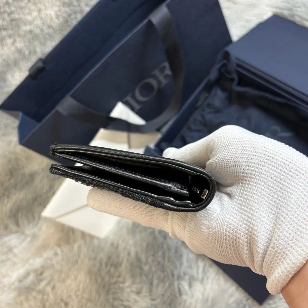 Dior ディオール オブリーク 新 サドル バーティカル ロングウォレット ブラック フルセット Dior ディオール オブリーク 新 サドル バーティカル ロングウォレット ブラック フルセット