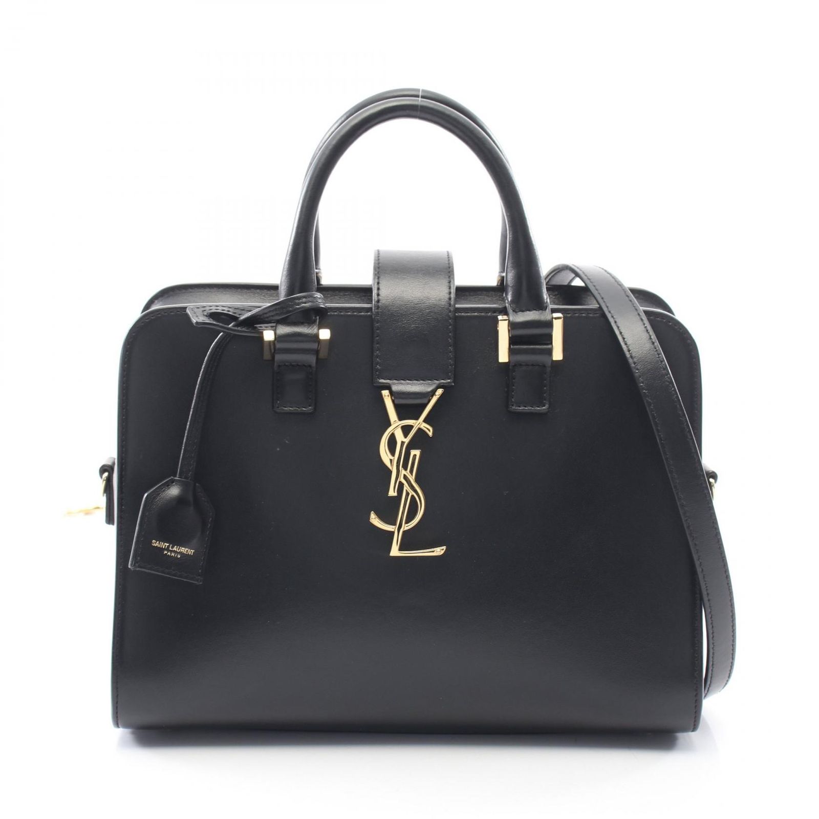SAINT LAURENT PARIS サンローランパリ YSLライン ベイビー モノグラム カバス 2WAY ハンドバッグ