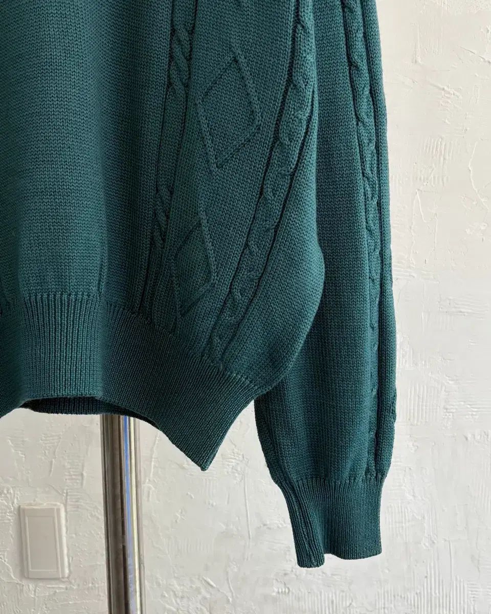 Burberry バーバリー 90s 麻 ロゴ コーラルブルー COLOR ニット