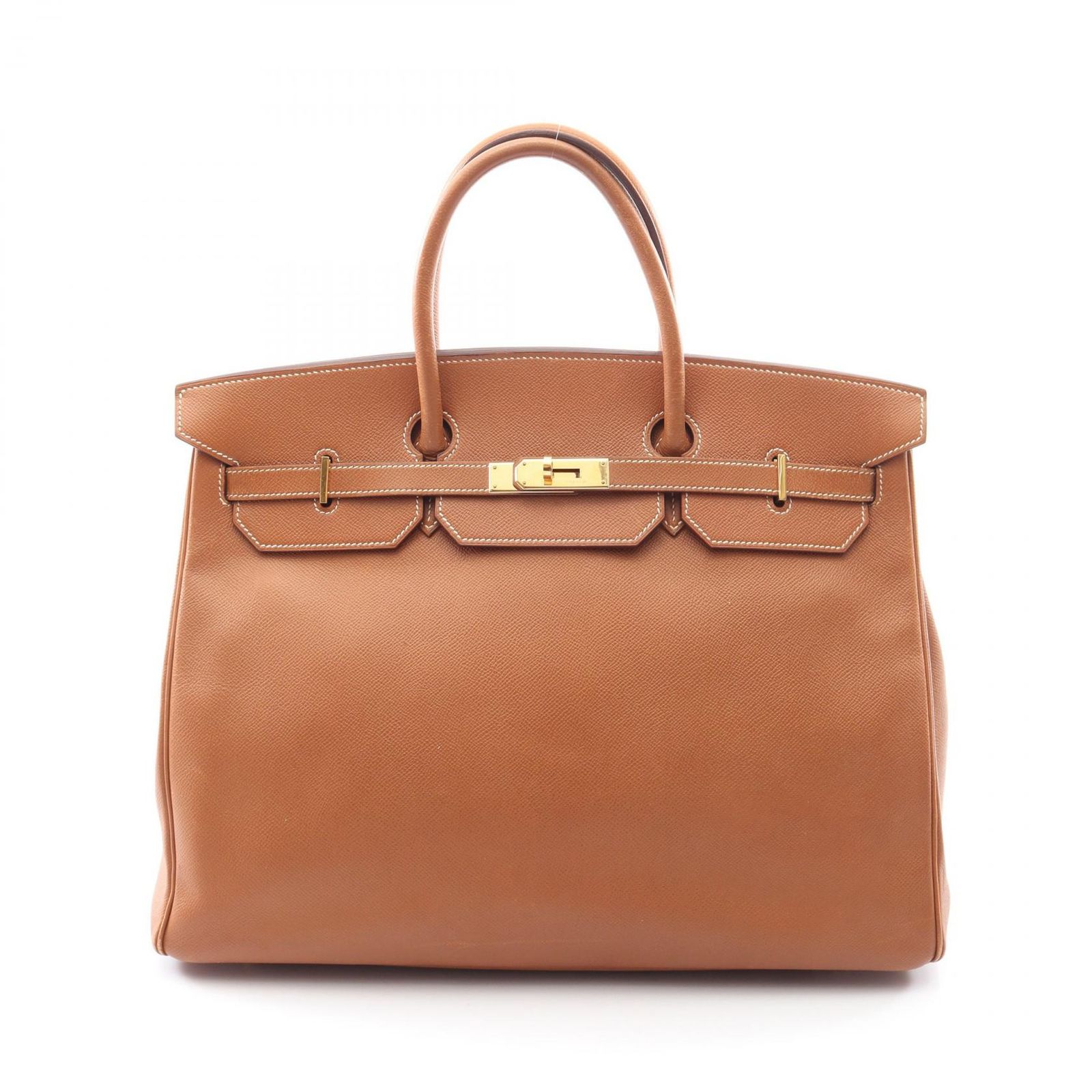 HERMES エルメス バーキン40 ゴールド ハンドバッグ