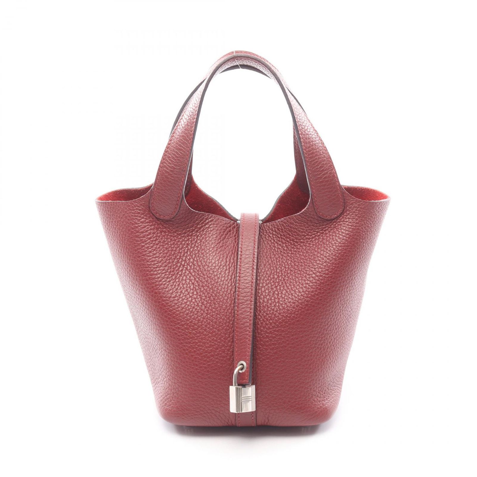 HERMES エルメス ピコタンロックPM ルージュアッシュ ハンドバッグ