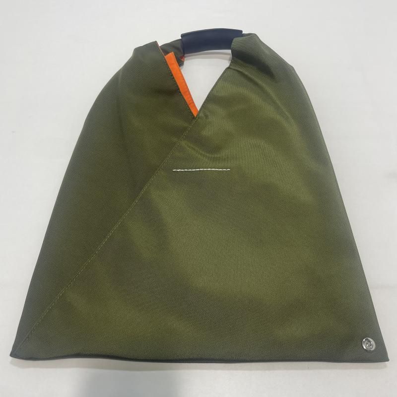 【中古】MAISON MARGIELA MM6 ハンドバッグ カーキ S54WD0043-P4810/H8777[19][240019531845]