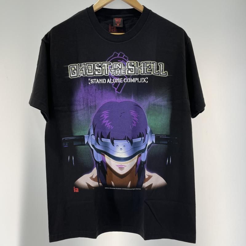 【中古】GHOST IN THE SHELL STAND ALONE COMPLEX×GEEKS RULE S/S TEE サイズL ブラック 攻殻機動隊[19]
