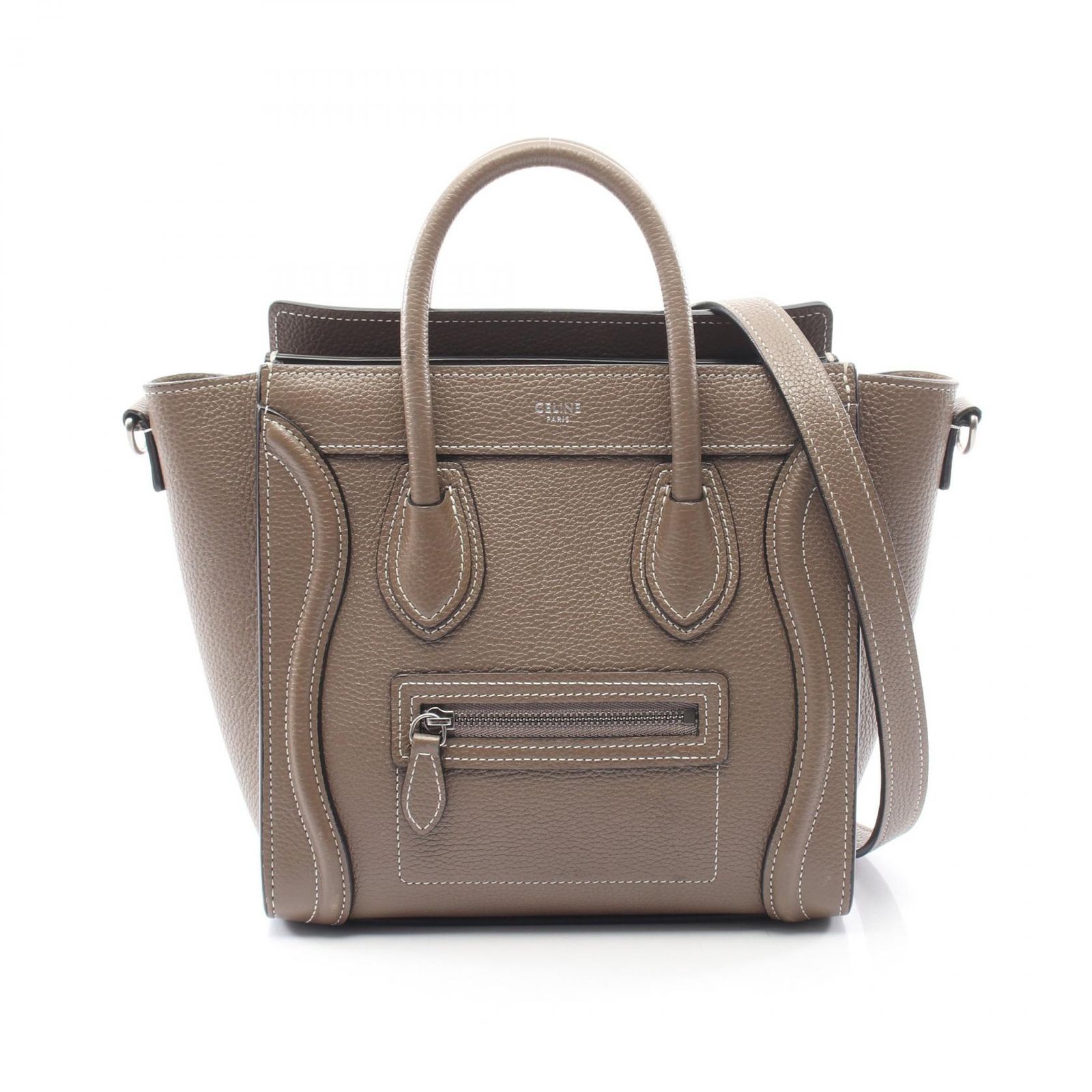 CELINE セリーヌ ラゲージ ナノショッパー 2WAY ハンドバッグ - メルカリ