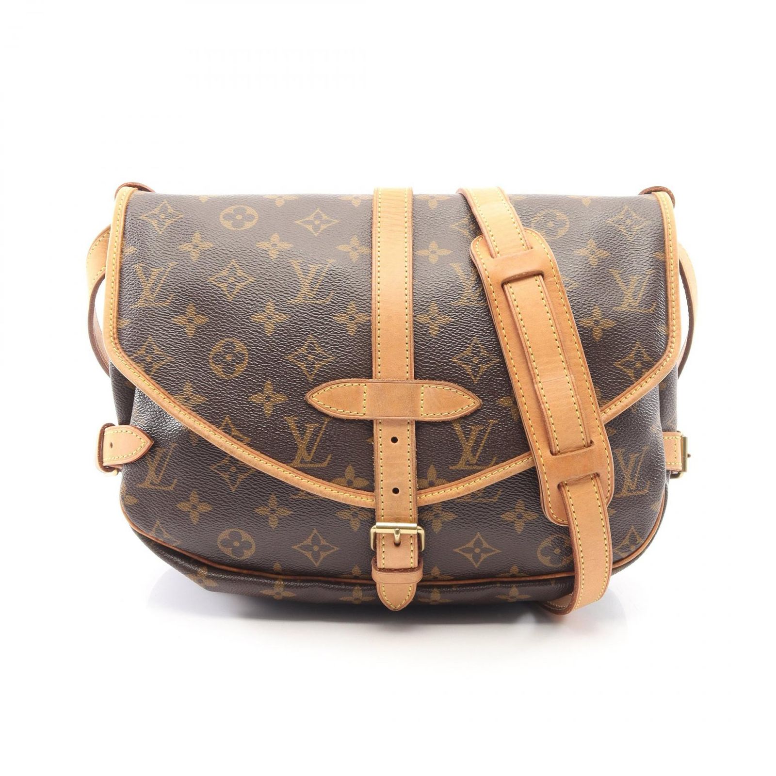 LOUIS VUITTON ルイ・ヴィトン ソミュール30 モノグラム ショルダーバッグ