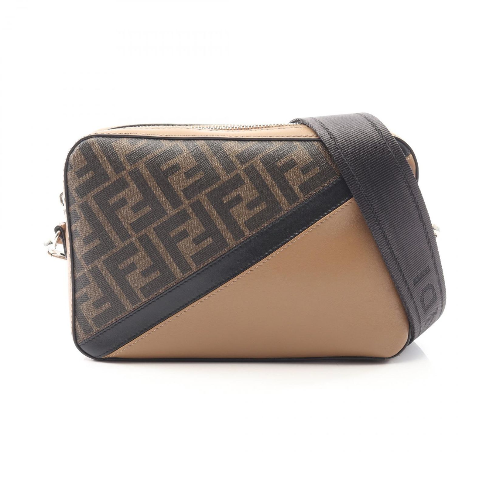 FENDI フェンディ ダイアゴナル カメラケース ズッカ ショルダーバッグ
