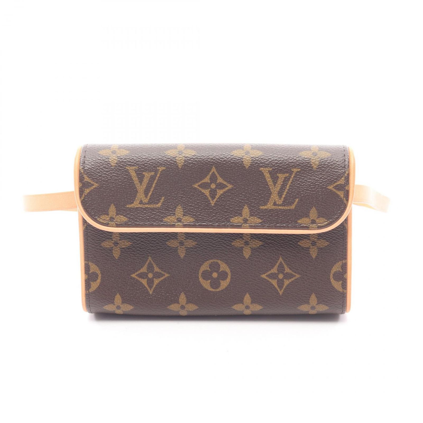 LOUIS VUITTON ルイ・ヴィトン ポシェットフロランティーヌ モノグラム ブトンプレッション(XS)付き ウエストバッグ ボディバッグ
