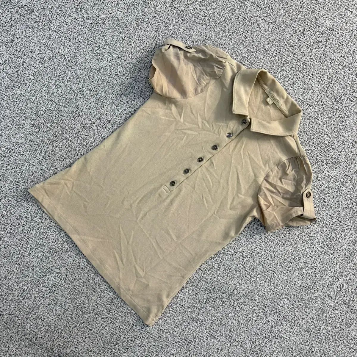 S バーバリー レディース 半袖 カラーTシャツ 0507J